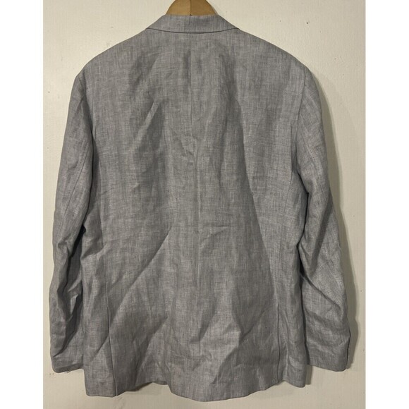 Murano‎ Baird McNutt Linen Sport Coat Mens Size XL Gray  $225 - Picture 10 of 12